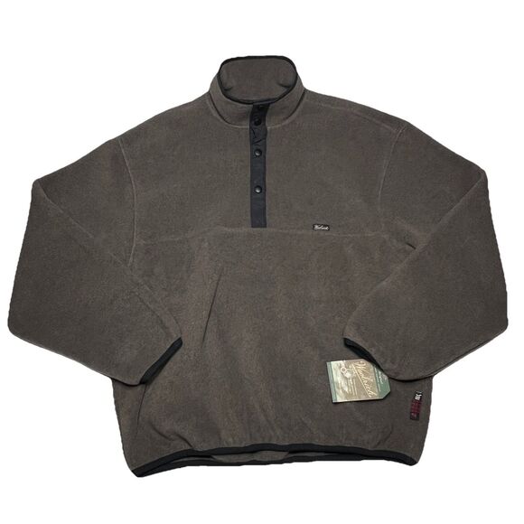 Woolrich Other - Vintage Woolrich Mens Polartec Fleece Pullover Snap Brown Large 90s Y2K NWT RARE